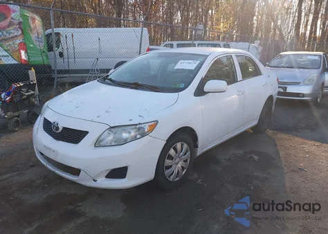 2010 Toyota Corolla Le z USA, uszkodzony, nr VIN 2T1BU4EE8AC497153